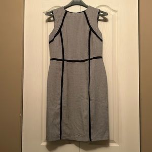 Tailored houndstooth dress